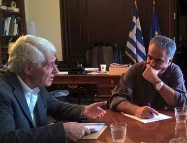 Συνάντηση Π. Σκουρλέτη με τον δήμαρχο Θηβαίων - Τι συζήτησαν